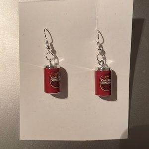 3/$20 handmade beer can earrings